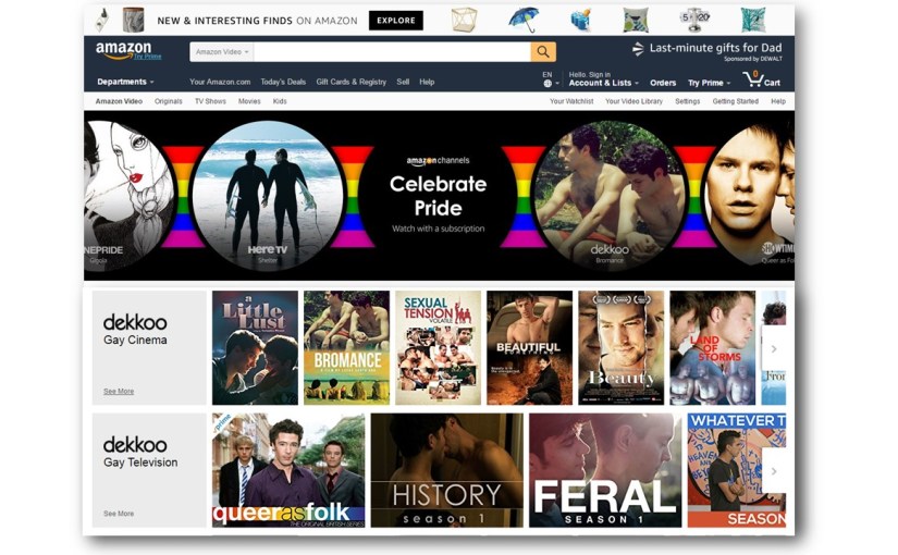 Spotlight on the Dekkoo Amazon Channel for Pride&nbsp;2017!