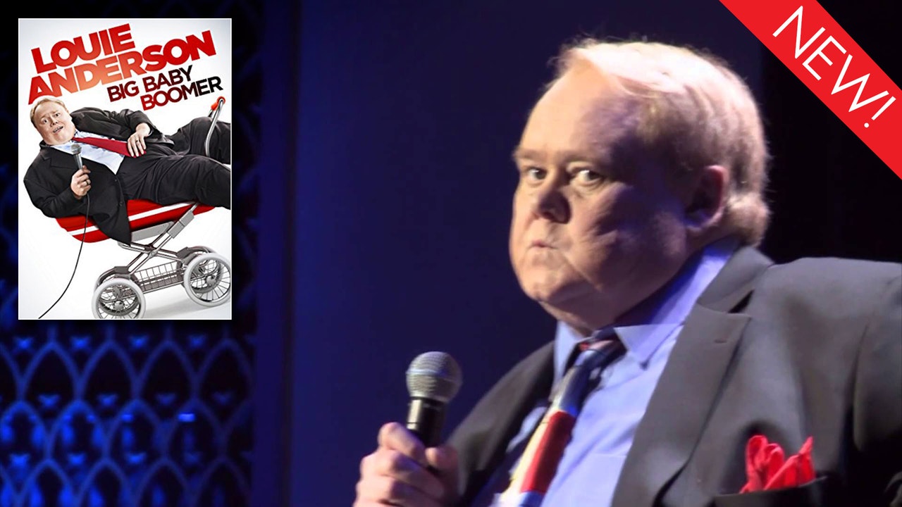 This is the art for Louie Anderson: Big Baby Boomer