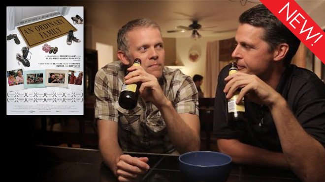 This is the art for the gay film An Ordinary Family