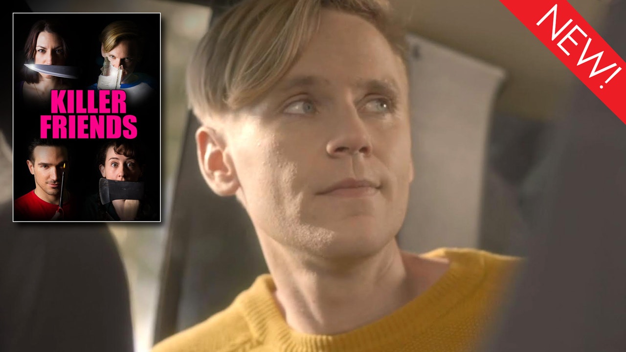 This is the art for the gay short film, 'Killer Friends'