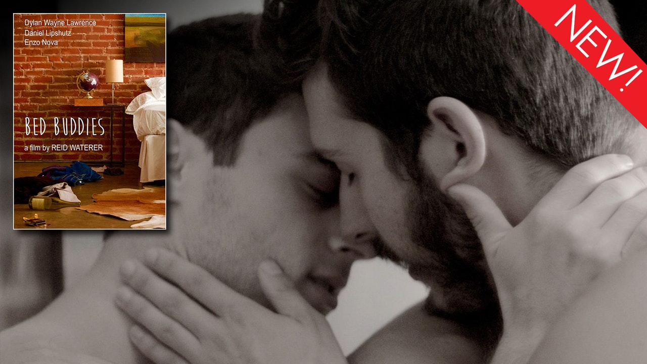 This is the art for the gay short film, 'Bed Buddies'