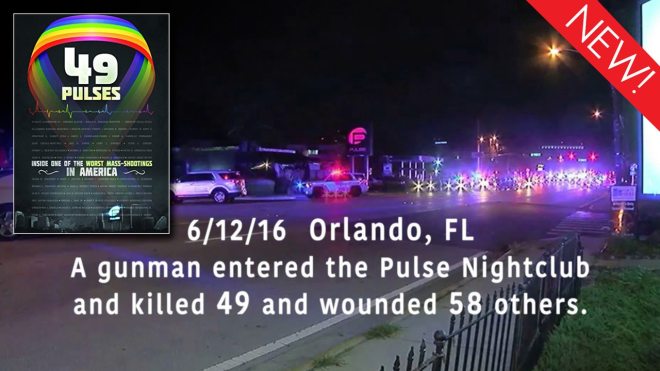 This is the art for the gay documentary, '49 Pulses'