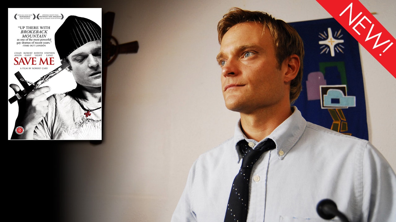 This is the collection art for the gay movie, 'Save Me'