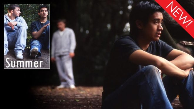 This is the art for the gay short film, 'Summer'