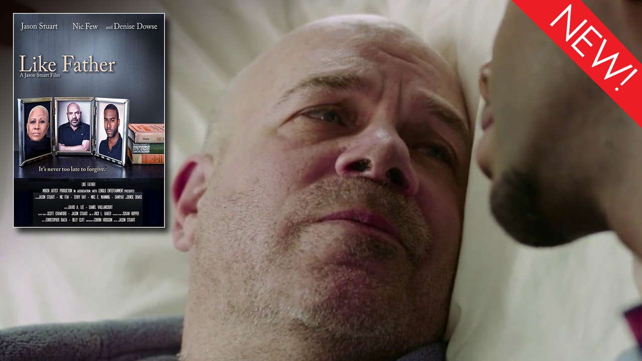 This is the art for the gay short film, 'Like Father'