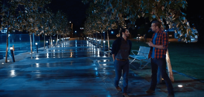 Ryan P. Shrime and Tom Berklund in Breaking Fast