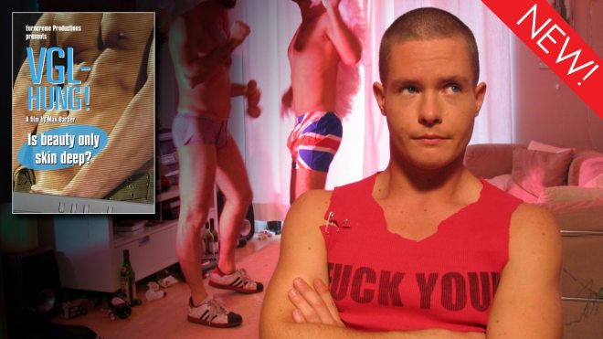 This is the art for the gay short, 'VGL-Hung!'