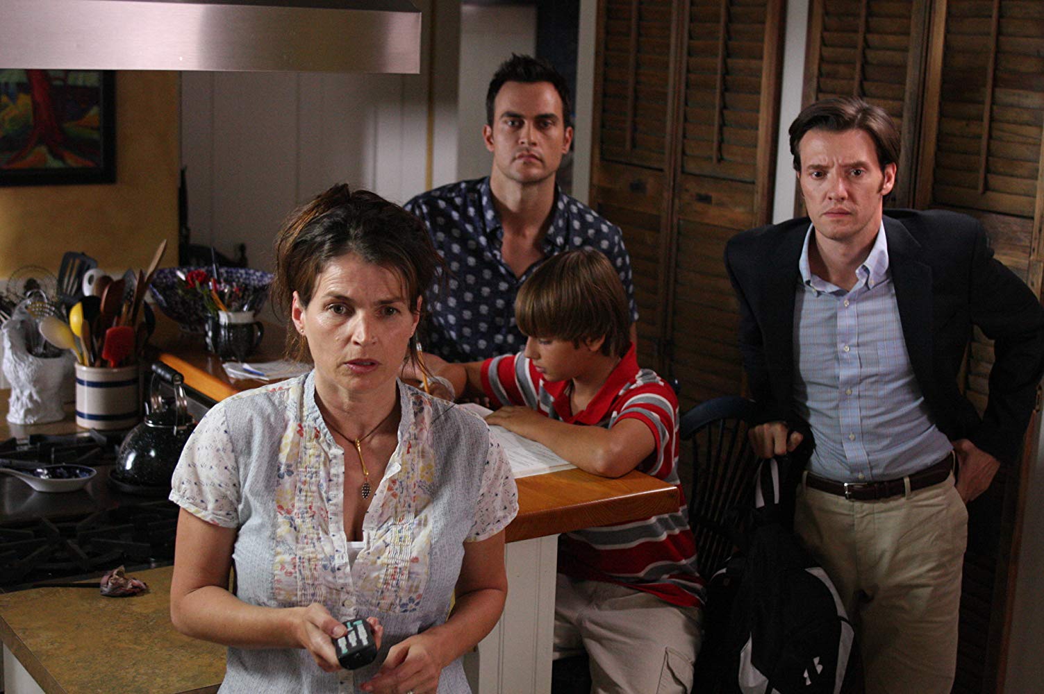 Julia Ormond, Cheyenne Jackson and Jason Butler Harner in The Green