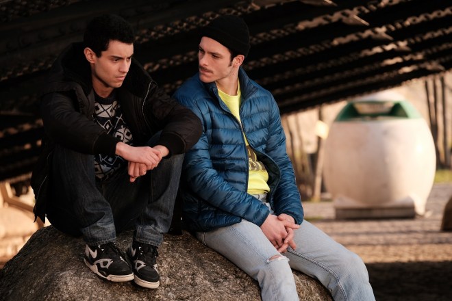 Mehdi Meskar and Eric Pucheu in Woke: Season One (Les Engages) – now streaming on Dekkoo