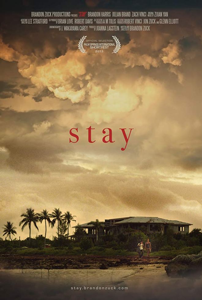 Original poster art for Stay, a short film by Brandon Zuck
