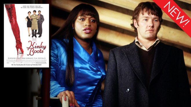 The gay classic, 'Kinky Boots' is available now to stream on Dekkoo