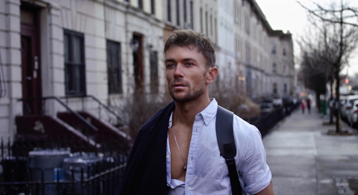 Writer, director and star Emrhys Cooper in Trophy Boy - a short film now available on Dekkoo