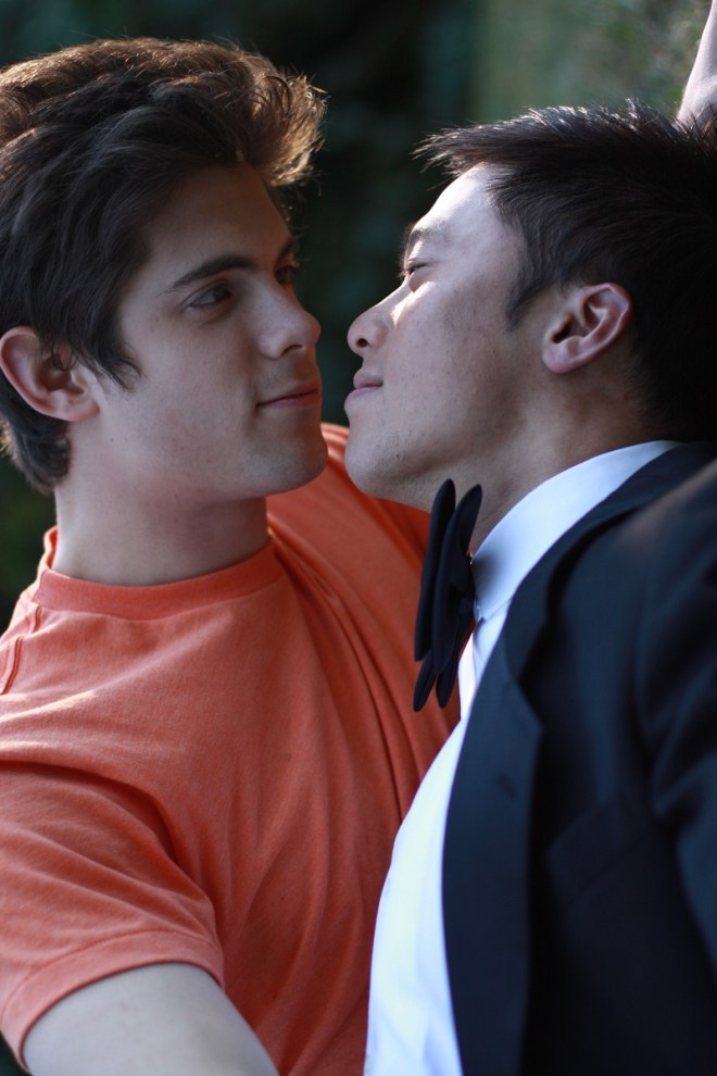 Chris McNally and Kent S. Leung in John Apple Jack