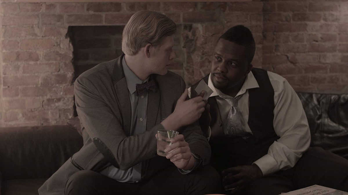 Jonathan Rentler and Lee Baptiste in Getting Off