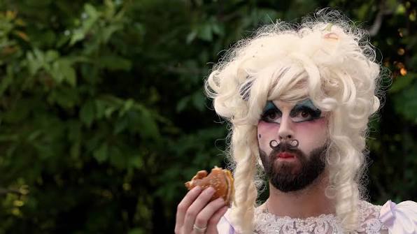 Scene from Enter the Drag Dragon, a drag-fueled martial arts comedy streaming on Dekkoo
