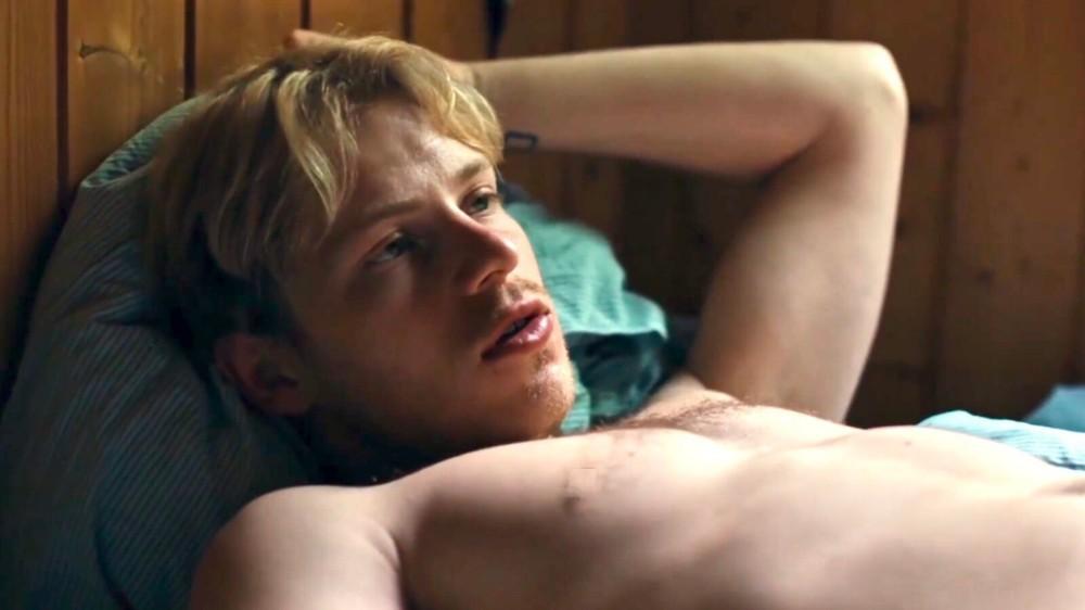 Magnus Juhl Andersen as Johan in the gay movie Sauna, now streaming on Dekkoo