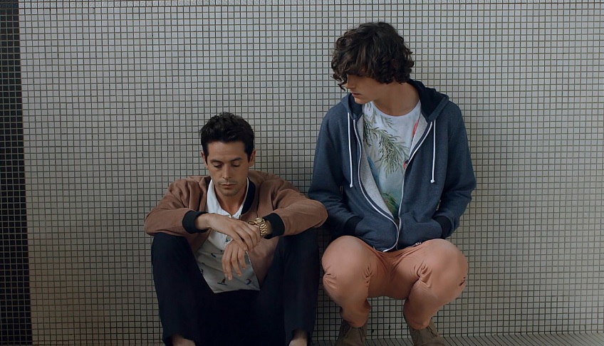Scene from My Life With James Dean, a French gay romantic comedy streaming on Dekkoo