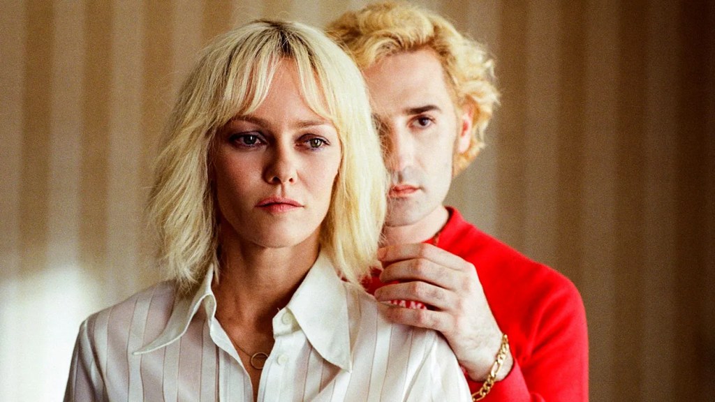 Vanessa Paradis in Knife + Heart, the queer giallo horror film streaming on Dekkoo